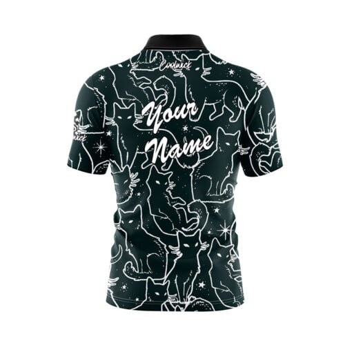 Moon Cat Fast Track CoolWick Bowling Jersey - Image 3