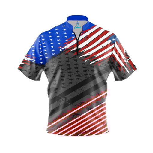 Old Glory 24 Fast Track CoolWick Bowling Jersey
