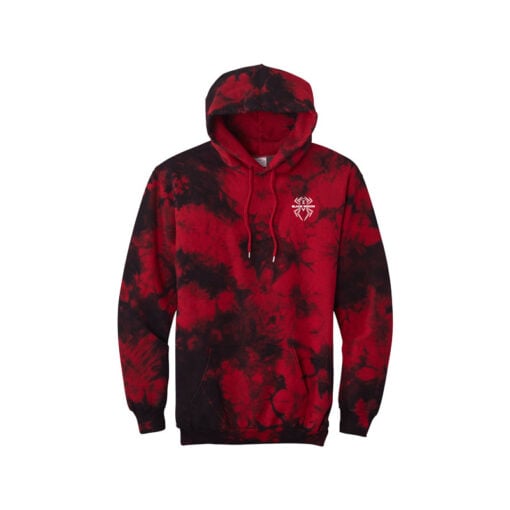 Black Widow Men’s Crystal Tie Dye Bowling Hoodie - Image 7