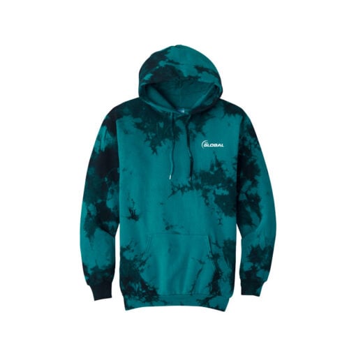 900 Global Men’s Crystal Tie Dye Bowling Hoodie - Image 7