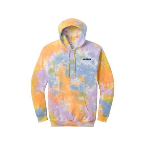 900 Global Men’s Crystal Tie Dye Bowling Hoodie - Image 3
