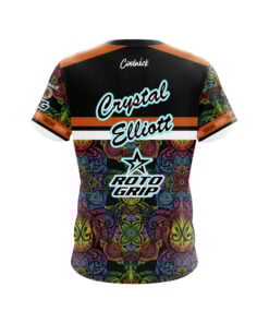 Alternative view of Roto Grip Crystal Elliott Psychedelic Turtles CoolWick Bowling Jersey