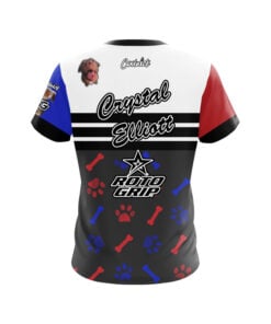 Alternative view of Roto Grip Crystal Elliott Puppers CoolWick Bowling Jersey