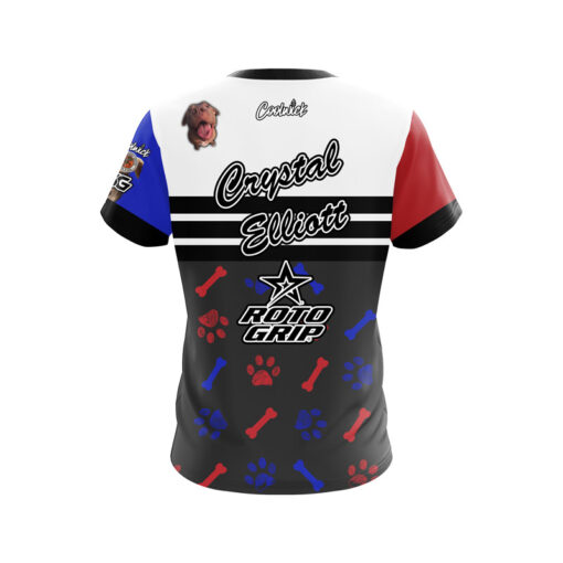 Roto Grip Crystal Elliott Puppers CoolWick Bowling Jersey - Image 2