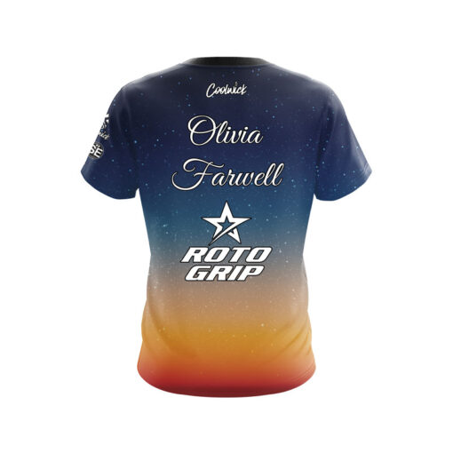 Roto Grip Olivia Farwell Starry Night CoolWick Bowling Jersey - Image 2