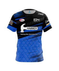 Hammer Barta Nation Blue Black CoolWick Bowling Jersey