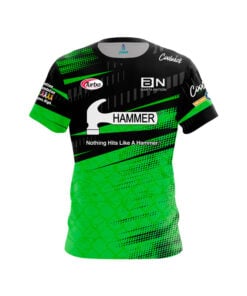 Hammer Barta Nation Green Black CoolWick Bowling Jersey