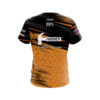 Hammer Barta Nation Orange Black CoolWick Bowling Jersey - Image 2