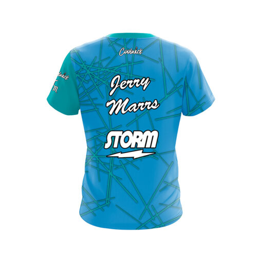 Storm Jerry Marrs Blue Distracted CoolWick Bowling Jersey - Image 2
