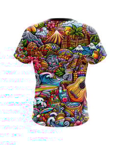 Alternative view of Hawaiian Feelz CoolWick Bowling Jersey