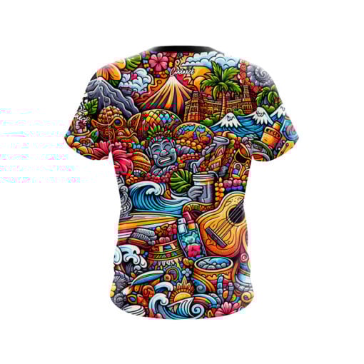 Hawaiian Feelz CoolWick Bowling Jersey - Image 2