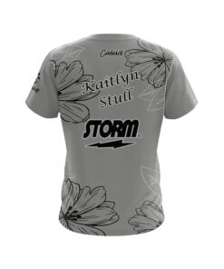 Alternative view of Storm Kaitlyn Stull Grey Flowers CoolWick Bowling Jersey