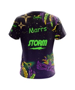 Alternative view of Storm Jerry Marrs Mardi Gras CoolWick Bowling Jersey