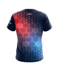 Alternative view of Grunge Sport Hex CoolWick Bowling Jersey