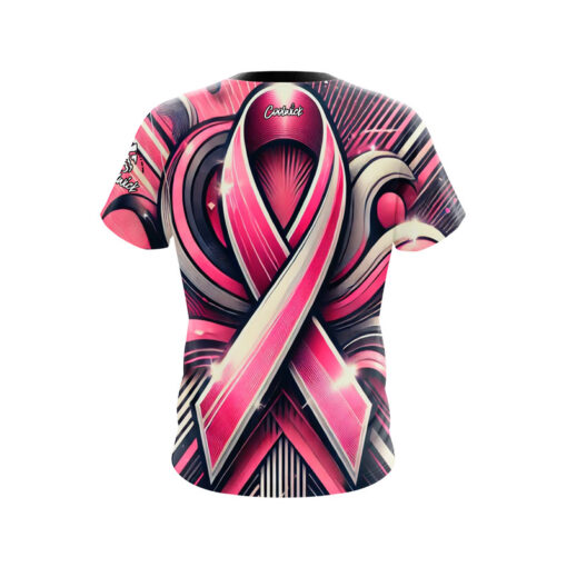 Pink Awareness CoolWick Bowling Jersey - Image 2