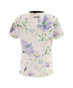 Alternative view of Flower Lilies CoolWick Bowling Jersey