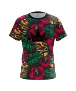 Tiki Palms CoolWick Bowling Jersey - Brunswick