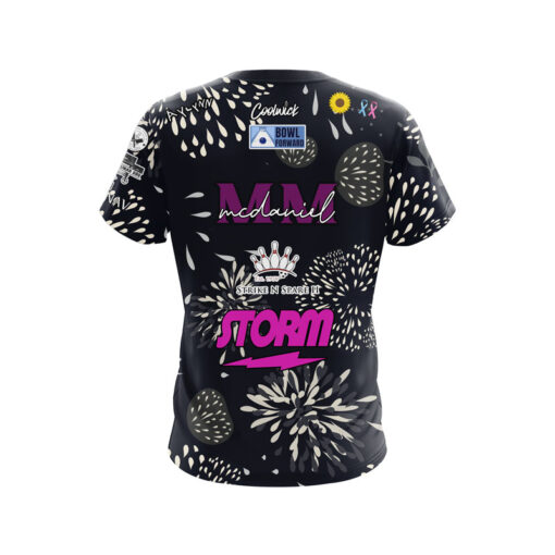 Storm Melanie McDaniel Floral Burst CoolWick Bowling Jersey - Image 2