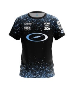 Storm Melanie McDaniel Blue Glitter Love CoolWick Bowling Jersey