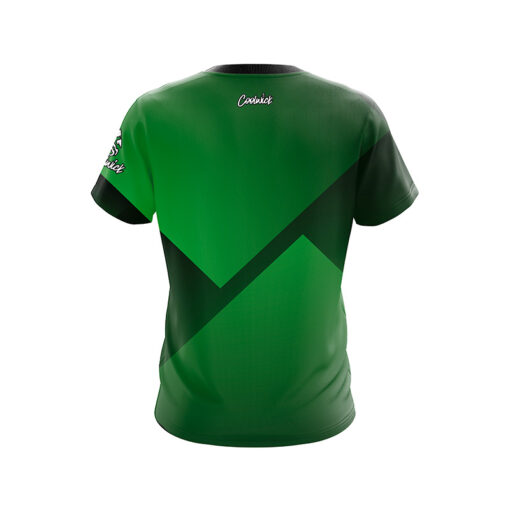 Green Blocks CoolWick Bowling Jersey - Image 2