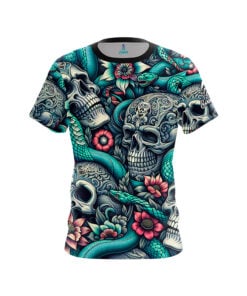 Skull Snakes CoolWick Bowling Jersey