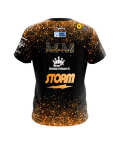 Alternative view of Storm Melanie McDaniel Glitter Love Orange CoolWick Bowling Jersey