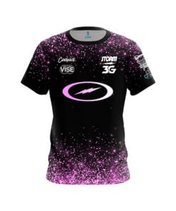 Storm Melanie McDaniel Glitter Love Pink CoolWick Bowling Jersey