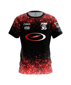 Storm Melanie McDaniel Glitter Love Red CoolWick Bowling Jersey