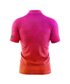 Alternative view of CoolWick Sunset Stripes Everyday Button Polo