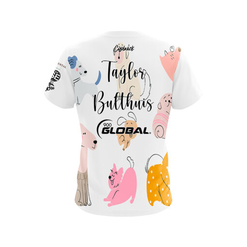 900 Global Taylor Bulthuis Dog Doodle CoolWick Bowling Jersey - Image 2