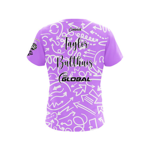 900 Global Taylor Bulthuis Notebook CoolWick Bowling Jersey - Image 2