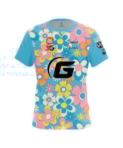 900 Global Taylor Bulthuis Retro Flowers CoolWick Bowling Jersey