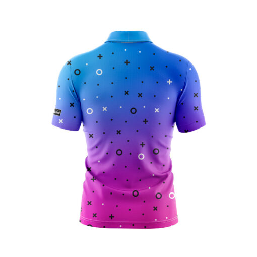 CoolWick XO Blue Pink Everyday Button Polo - Image 2