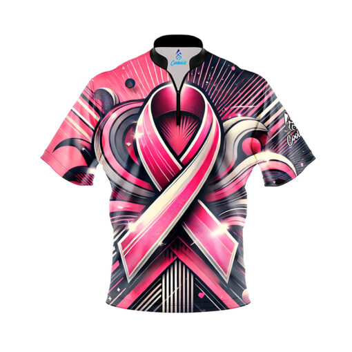 Pink Awareness Fast Track CoolWick Bowling Jersey