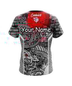 Alternative view of 12Bagger Red Moon CoolWick Bowling Jersey