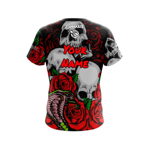 12Bagger Rose Bed CoolWick Bowling Jersey - Image 2