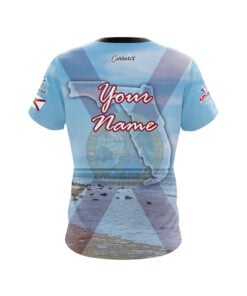 Alternative view of 2025 Florida State USBC Jr. Gold CoolWick Bowling Jersey