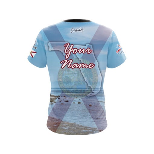 2025 Florida State USBC Jr. Gold CoolWick Bowling Jersey - Image 2