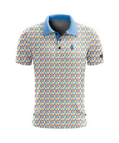 CoolWick Autism Awareness Everyday Button Polo