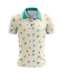CoolWick Baby Turtles Everyday Button Polo