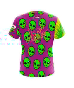 Alternative view of Ebonite Kennon McFalls Aliens CoolWick Bowling Jersey
