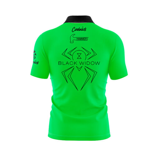 Hammer Black Widow Toxin Solid Fast Track CoolWick Bowling Jersey - Image 2