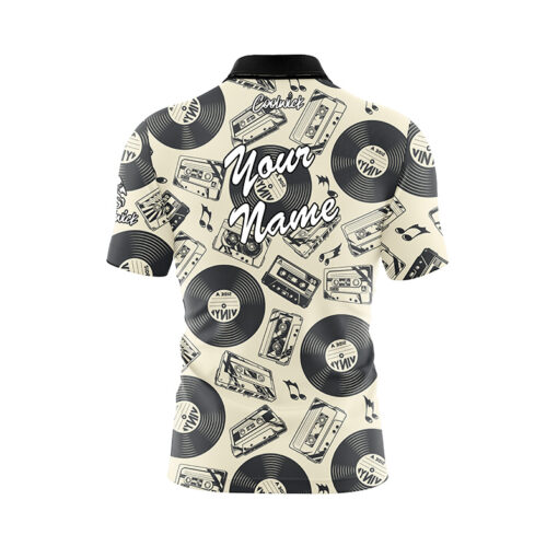 Music Lover Fast Track CoolWick Bowling Jersey - Image 3