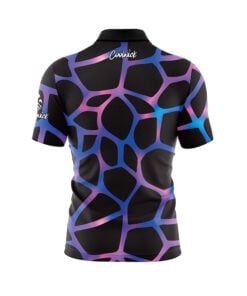 Alternative view of Colorful Webs Fast Track CoolWick Bowling Jersey