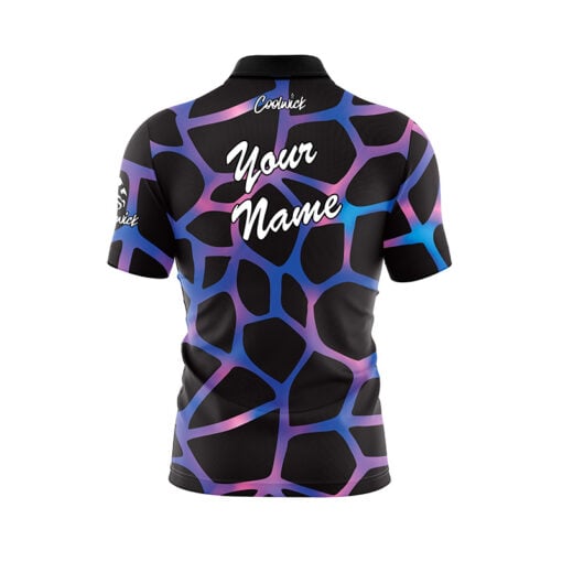 Colorful Webs Fast Track CoolWick Bowling Jersey - Image 3