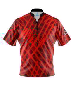 Prickled Stripes Fast Track CoolWick Bowling Jersey