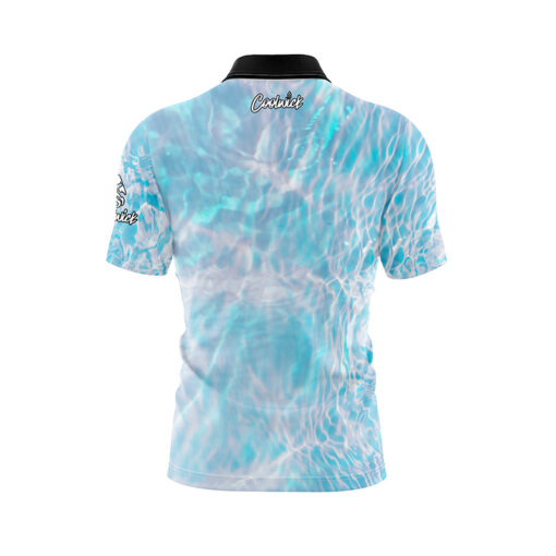 Summer Pool Day Fast Track CoolWick Bowling Jersey - Image 2