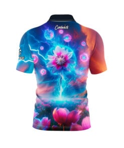 Alternative view of Flower Energy Fast Track CoolWick Bowling Jersey