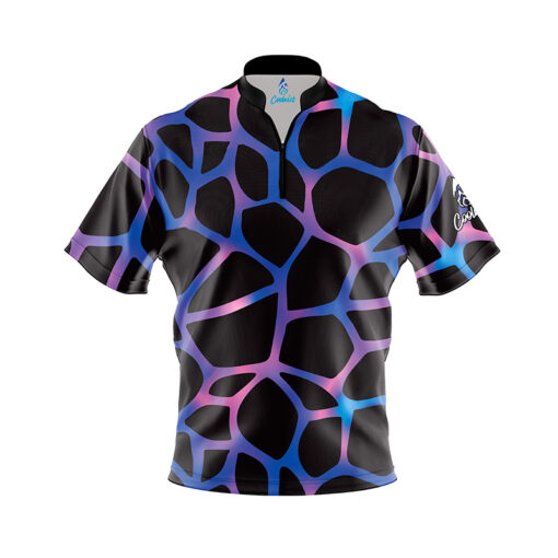 Colorful Webs Fast Track CoolWick Bowling Jersey