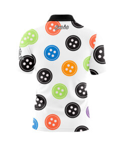 Alternative view of Sewing Buttons Fast Track CoolWick Bowling Jersey